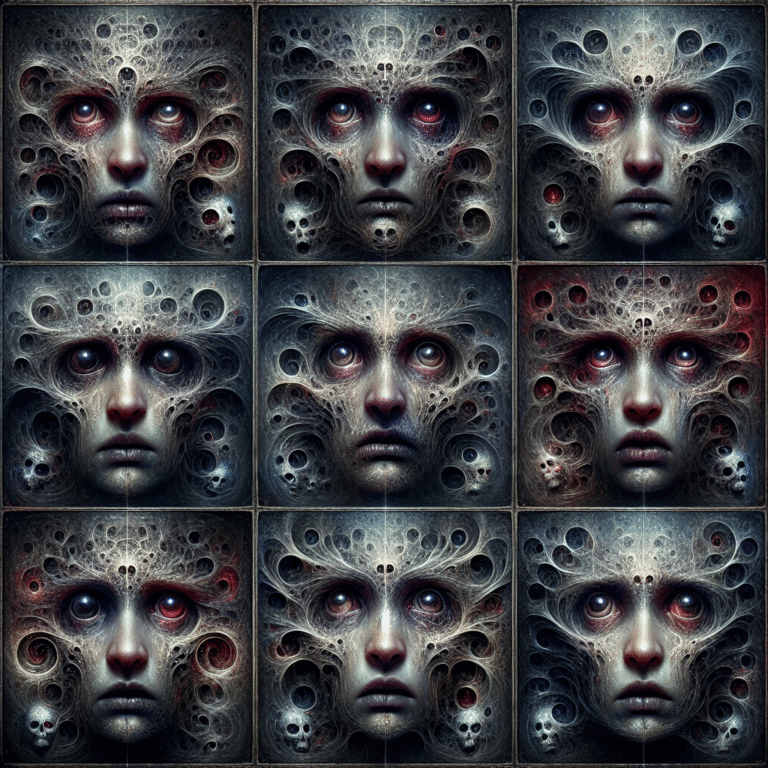 Whispers of the Abyss: Haunted Portraits